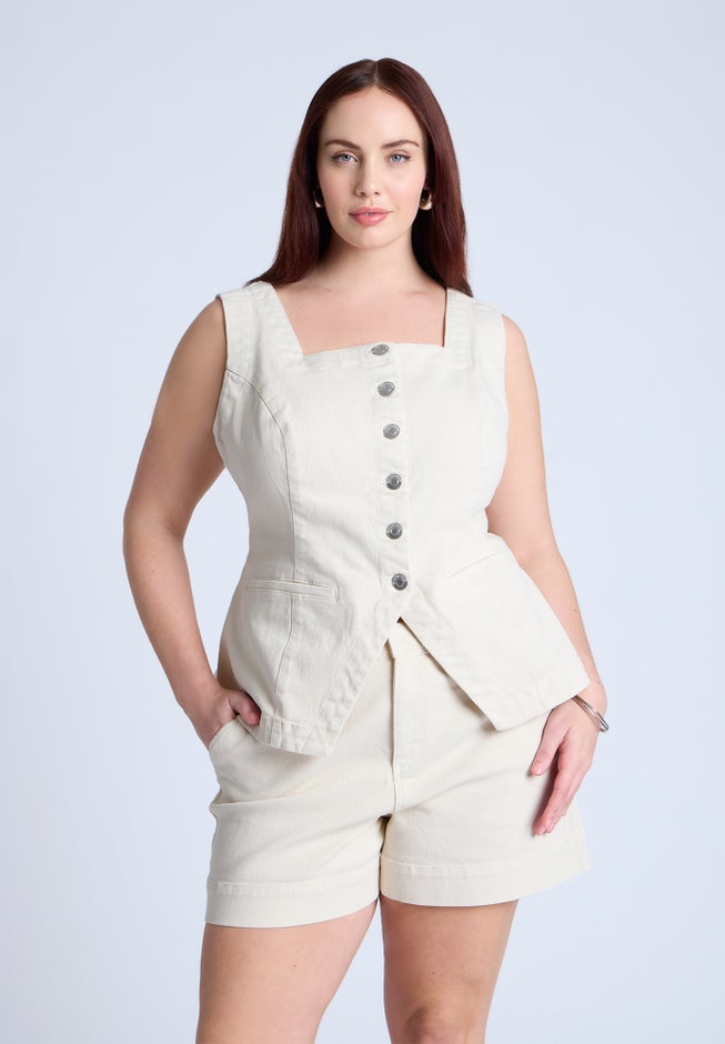Denim Vest image number 0