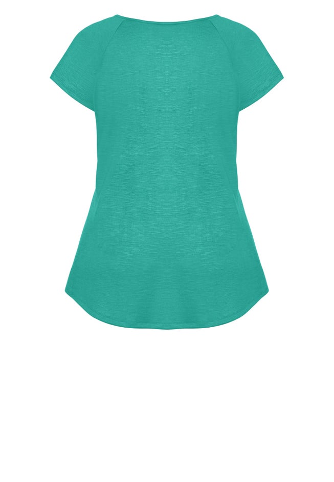 3 Bar V-Neck Top image number null
