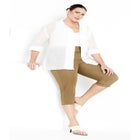 Butter Denim Pull On Crop Jean image number null