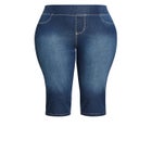 Butter Denim Pull On Crop Jean image number null