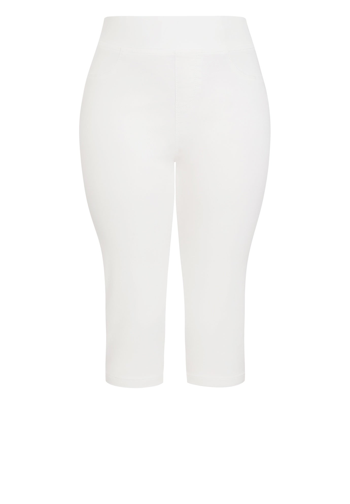 Butter Denim Pull On Crop Jean image number 2