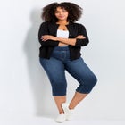 Butter Denim Pull On Crop Jean image number null