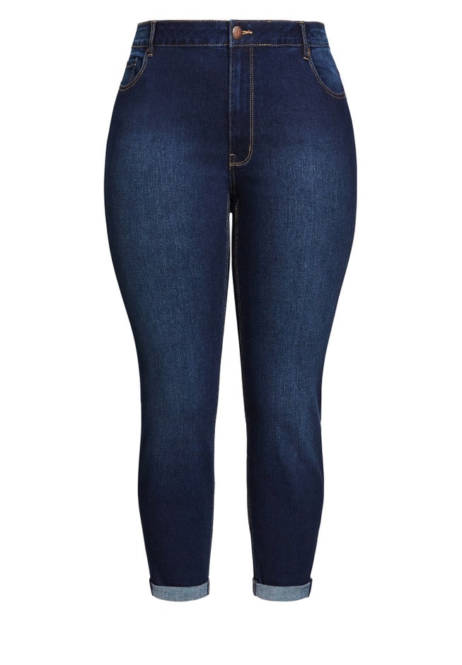 Denim Girlfriend Stretch Jean image number 3