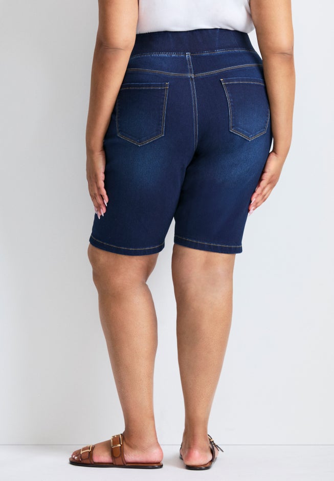 Butter Denim Pull On Short image number 1