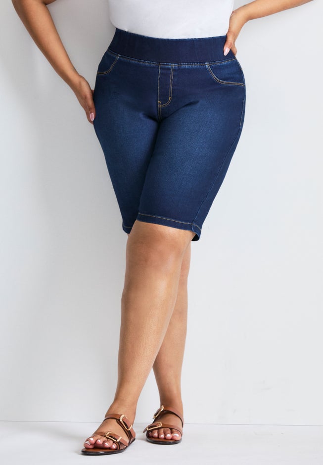 Butter Denim Pull On Short image number 3