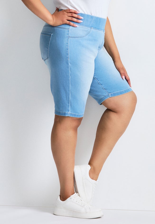 Butter Denim Pull On Short image number 2