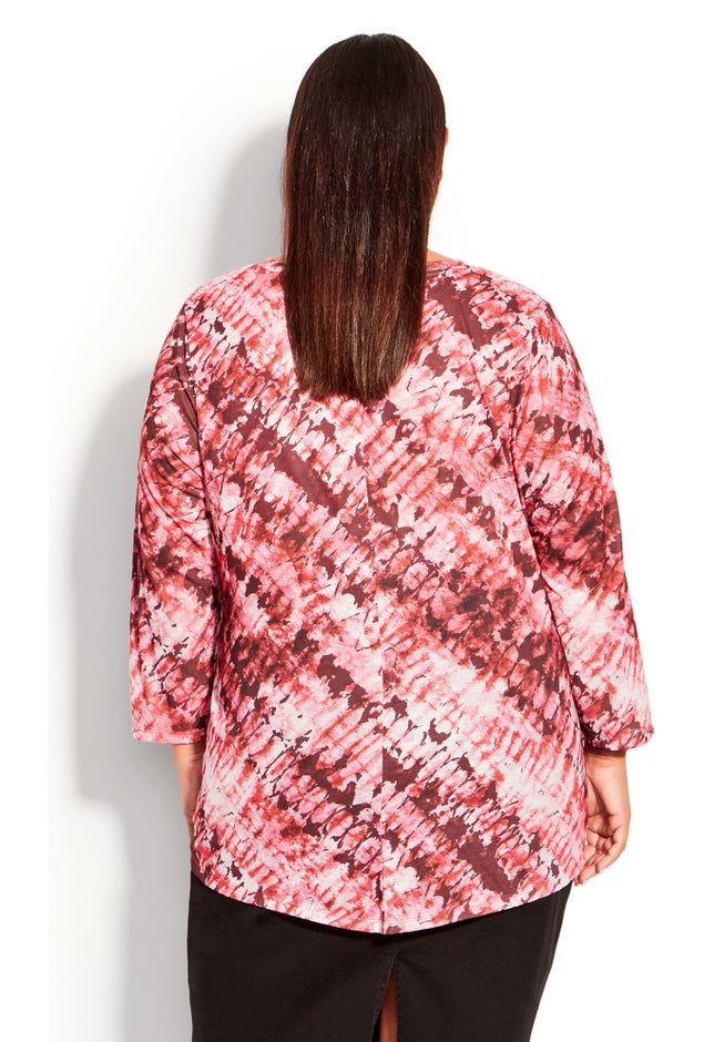 Tie Dye Print Top image number 1