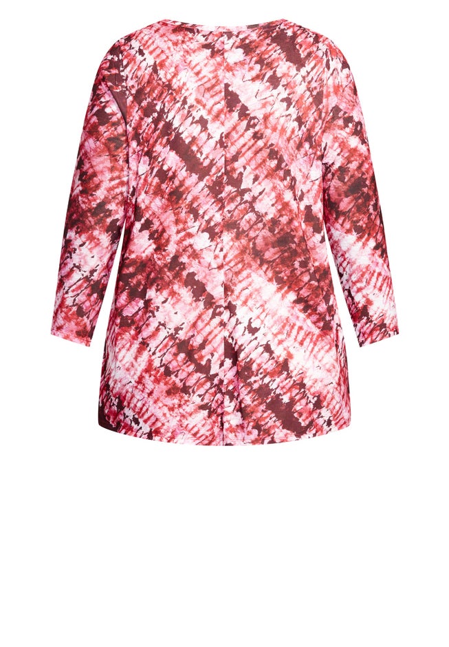 Tie Dye Print Top image number 5