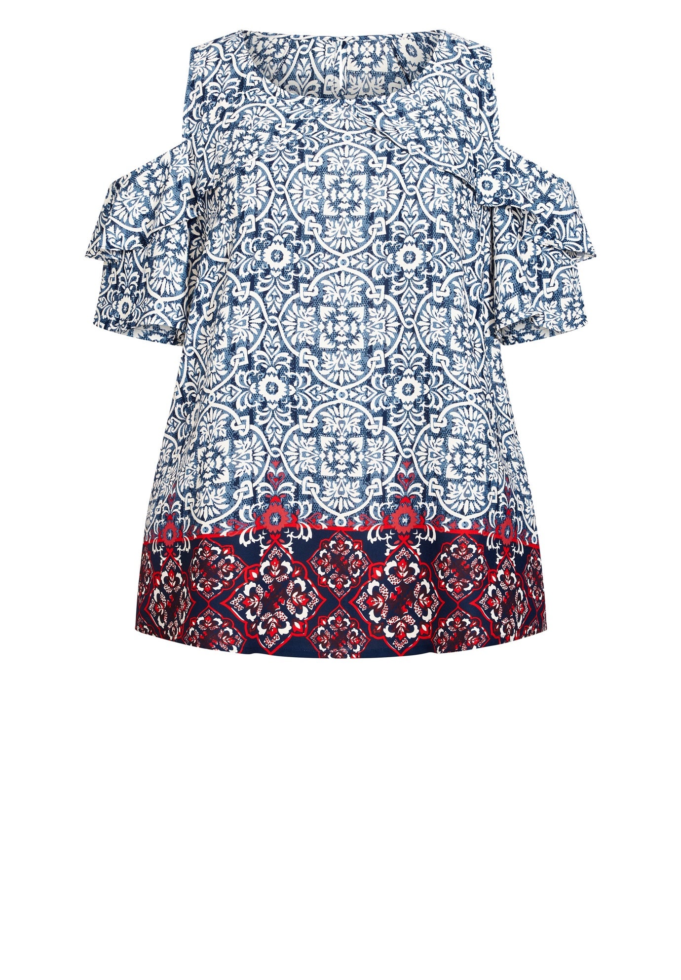 Cold Shoulder Frill Top image number 2