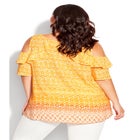 Cold Shoulder Frill Top image number null