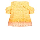 Cold Shoulder Frill Top image number null