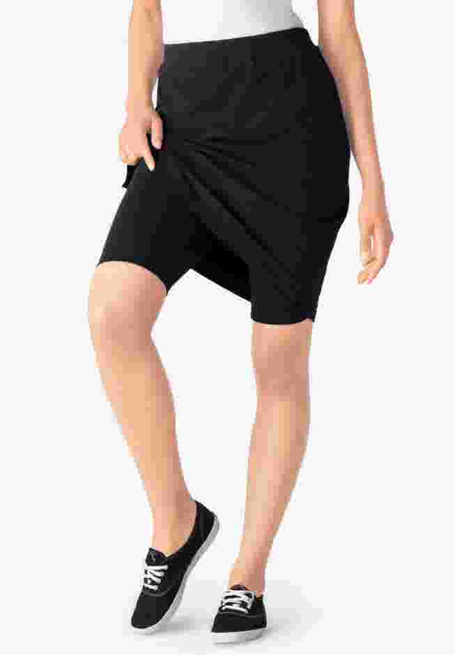 Stretch Cotton Skort image number 3