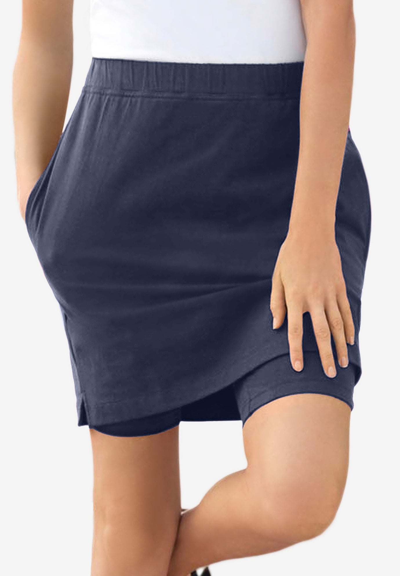 Stretch Cotton Skort image number 0