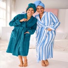 Short Terry Robe image number null