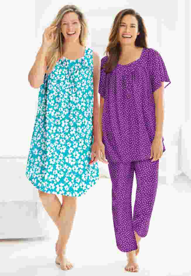 Graphic Tee PJ Set image number 3