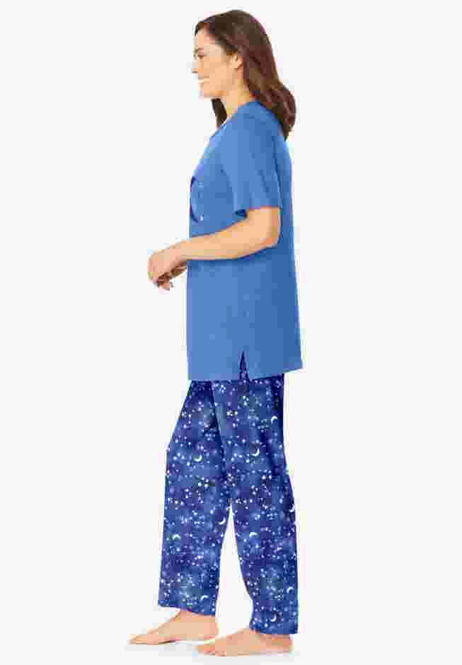 Graphic Tee PJ Set image number 2