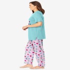 Graphic Tee Pure Cotton PJ Set image number 2