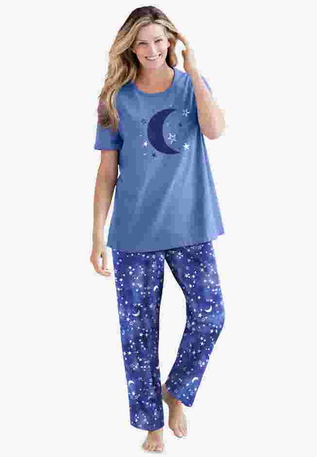 Graphic Tee PJ Set image number 0