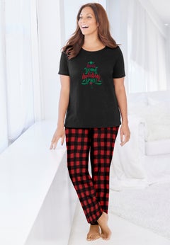 Graphic Tee Pure Cotton PJ Set