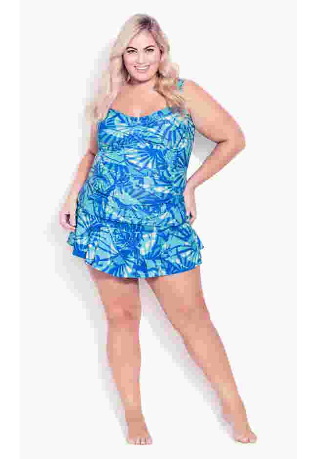 Twist Print Tankini image number 0