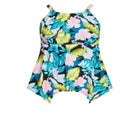 Hanki Print Tankini Top image number null