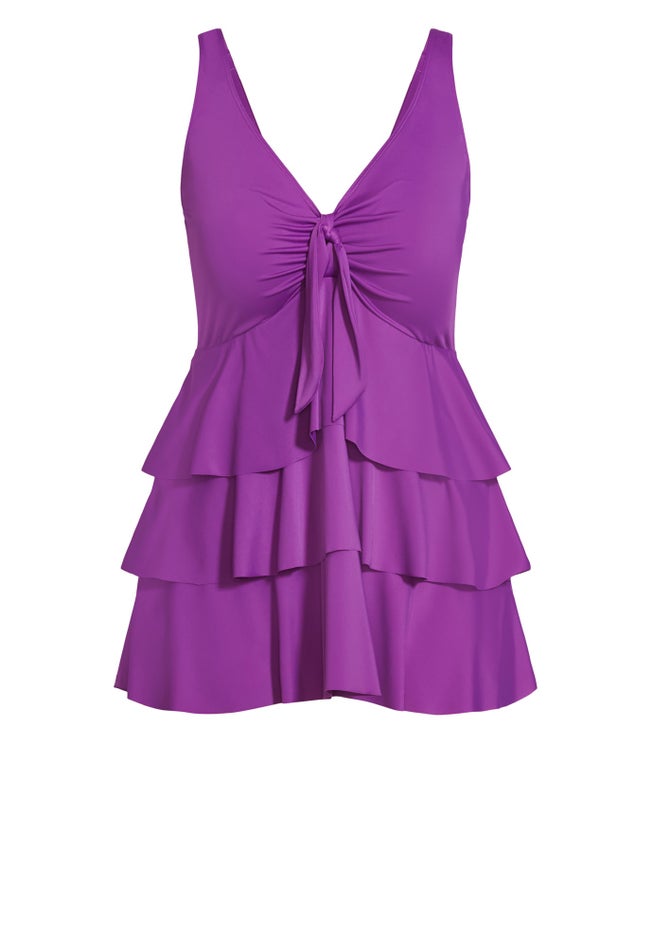 Ruffled Tankini Top image number 2