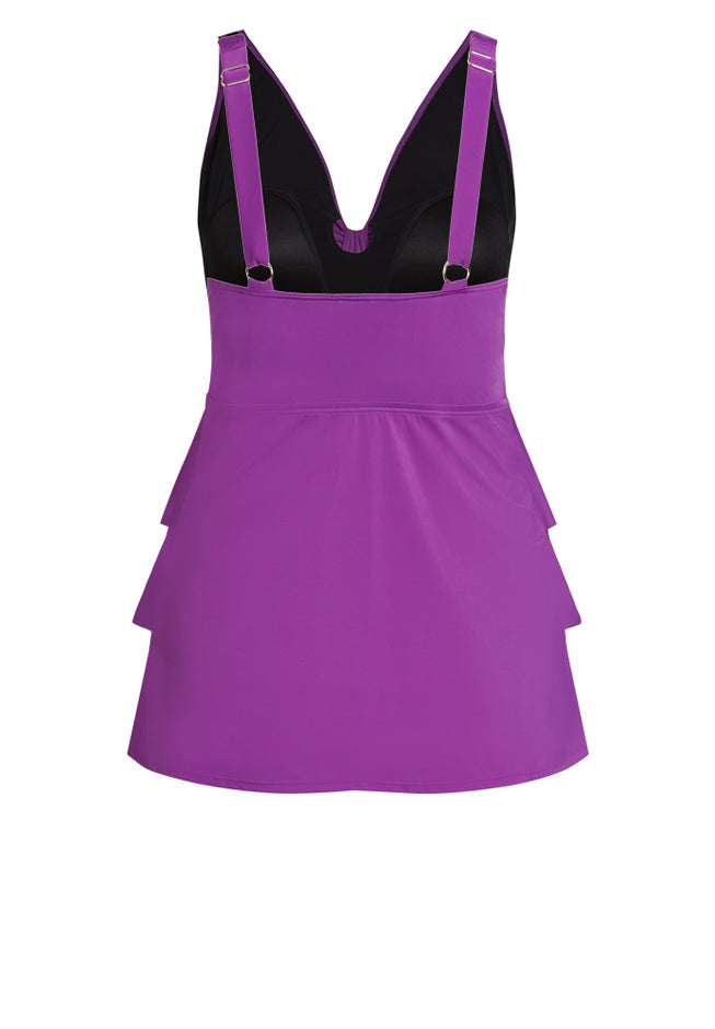 Ruffled Tankini Top image number 4