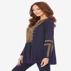 Embroidered Boho Tunic image number null