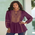 Embroidered Boho Tunic image number null