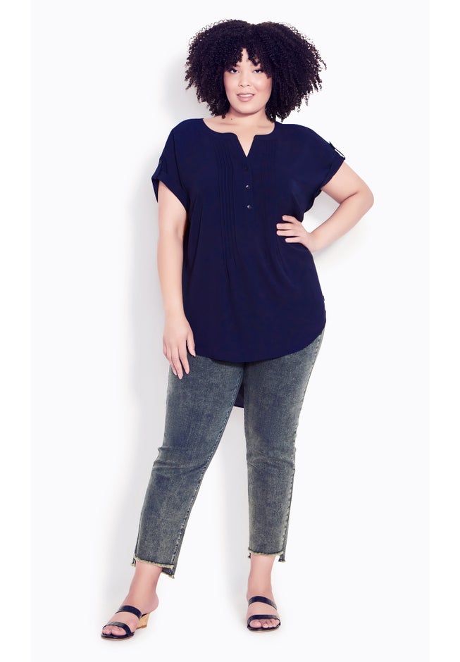 Button Pleat Top image number 3