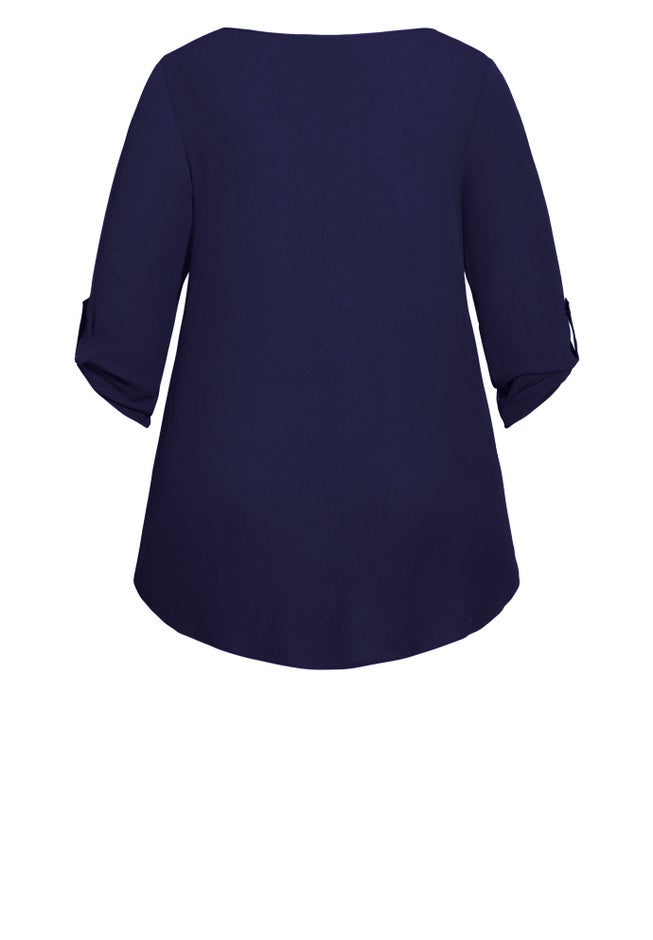 Sandy Pintuck Plain Shirt image number 5