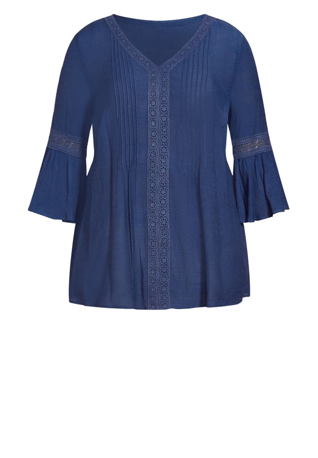 Pleat Lace Tunic image number null
