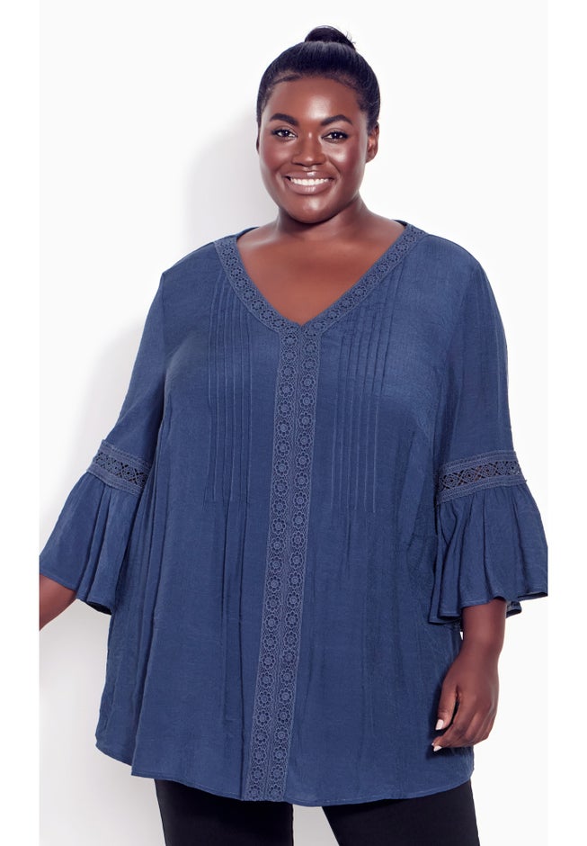 Pleat Lace Tunic image number null