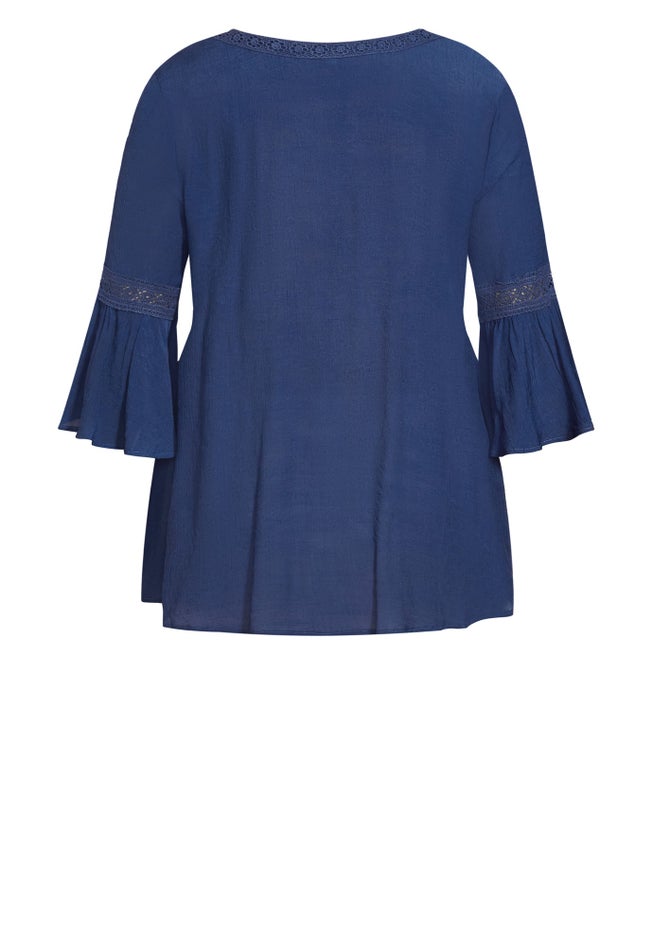 Pleat Lace Tunic image number null