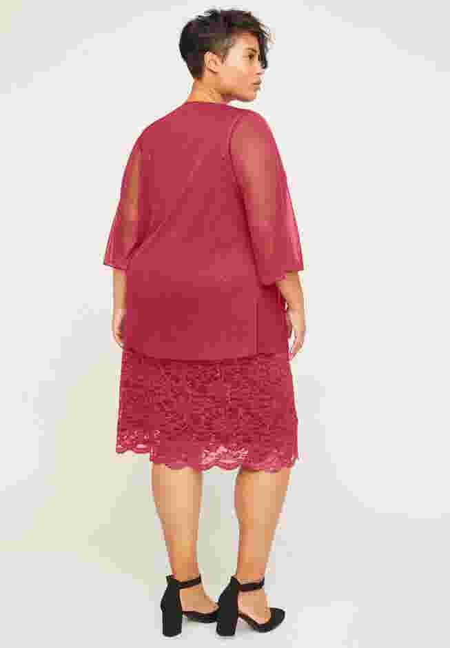 Sparkling Lace Jacket Dress image number 1