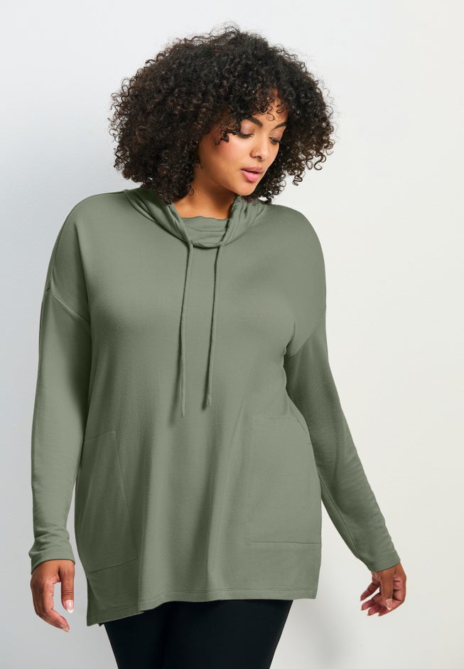 Addison Cowl Neck Tunic image number 3