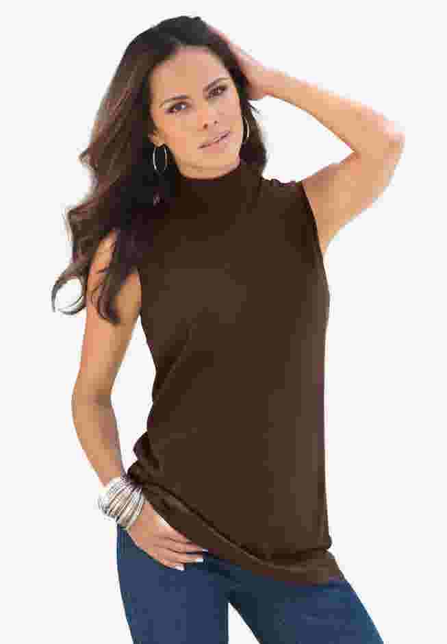 Ultimate Sleeveless Mockneck Tee image number 0
