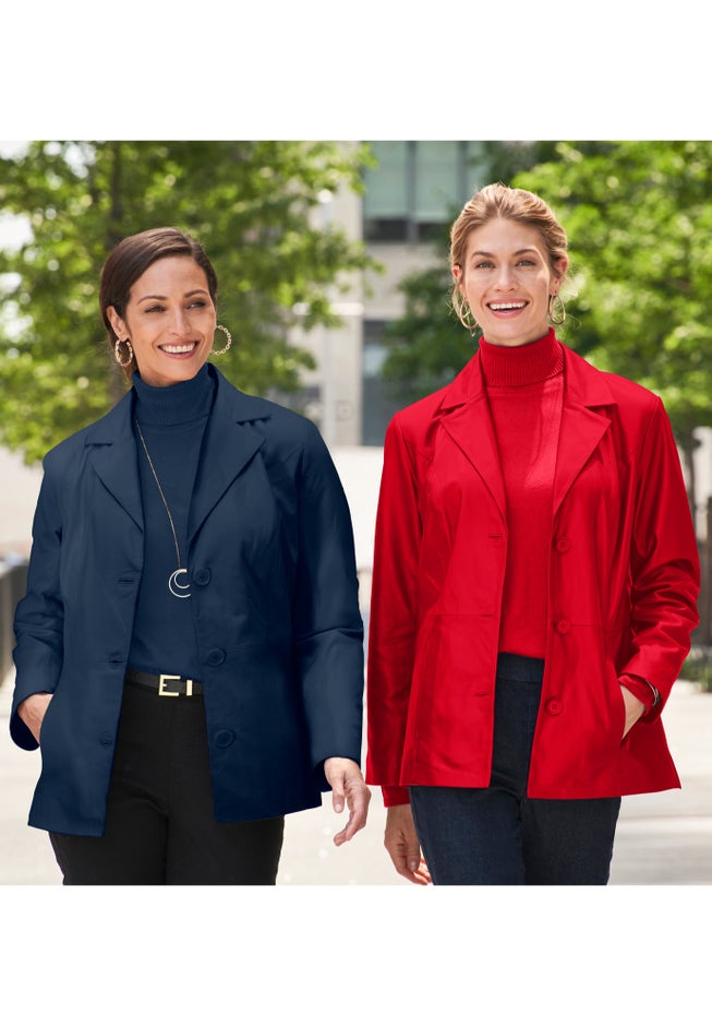 Leather Blazer image number 1