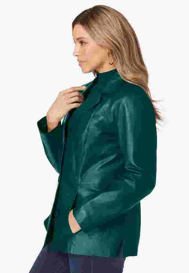 Leather Blazer image number 3