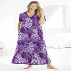 V-Neck Short Sleeve Maxi Lounger image number null