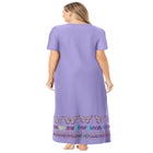 V-Neck Short Sleeve Maxi Lounger image number null