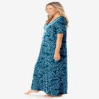 V-Neck Short Sleeve Maxi T-Shirt Lounger image number null