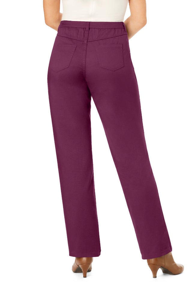 Perfect Relaxed All-Cotton Denim Five-Pocket Jeans image number 1