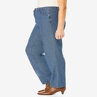 Perfect Relaxed All-Cotton Denim Five-Pocket Jeans image number null