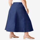 Plus Size 24/7 Stretch A Line Maxi Skirt image number null