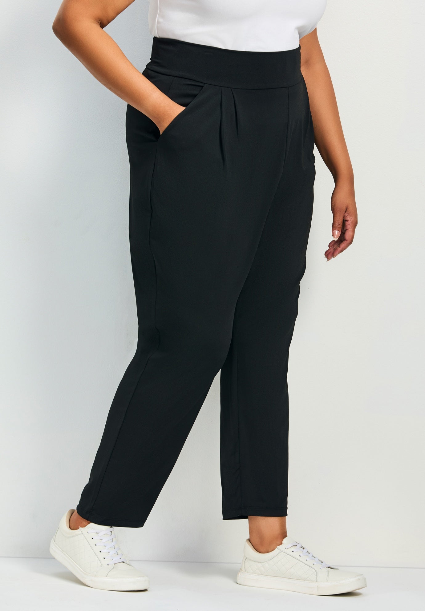 Lucille Tapered Knit Pant image number 2