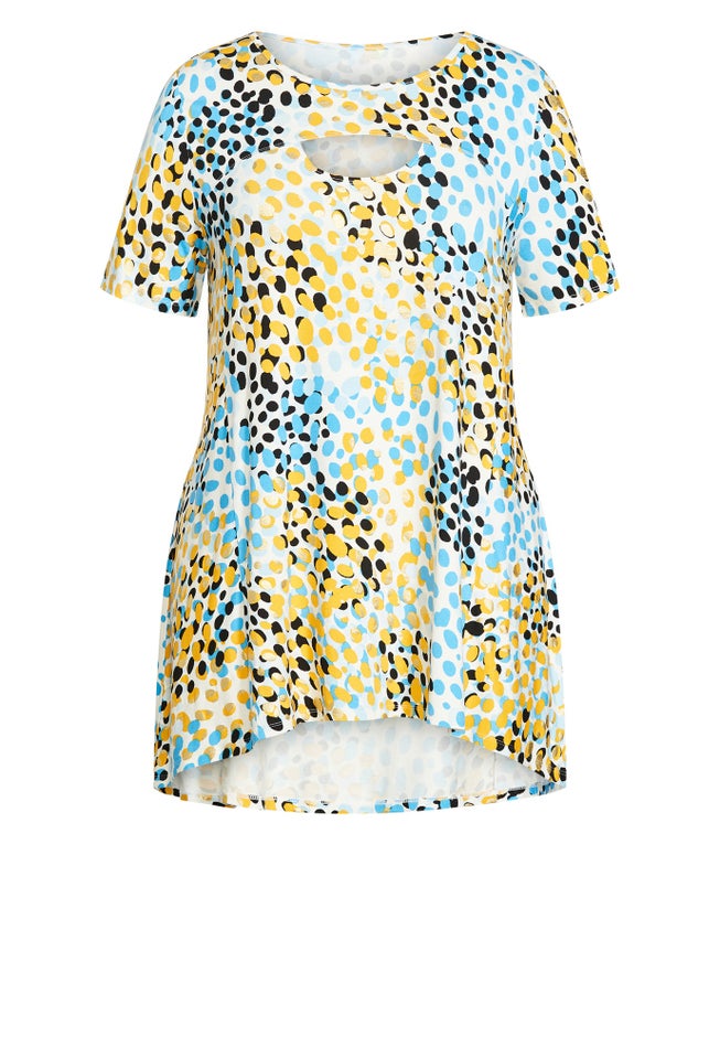 Keyla Foil Top image number 4