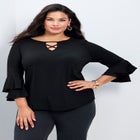 Vienna Bell Sleeve Top image number null