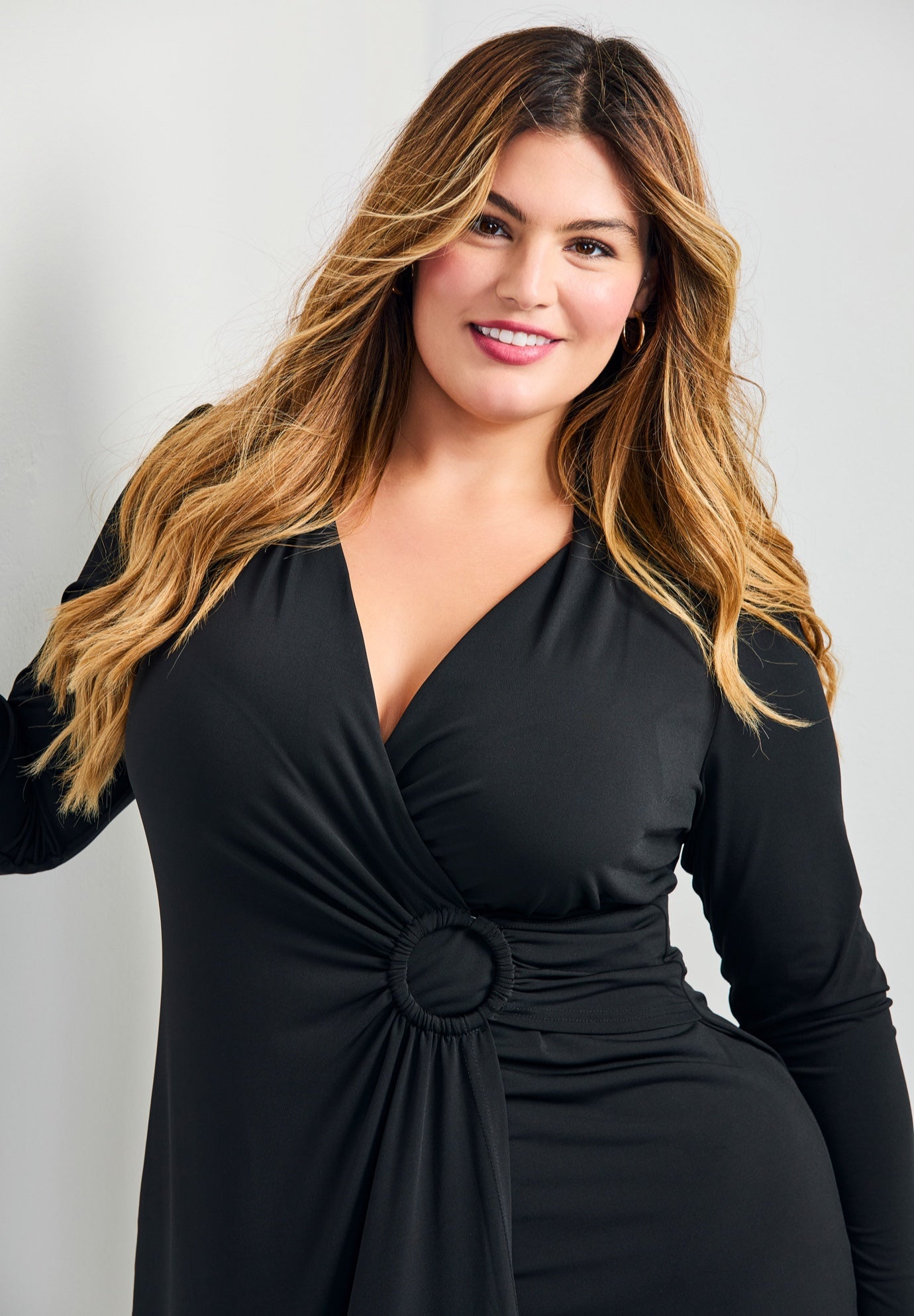 Darlene Jersey Wrap Dress image number 3