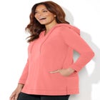 Cloud Knit French Terry Classic Hoodie Tunic image number null